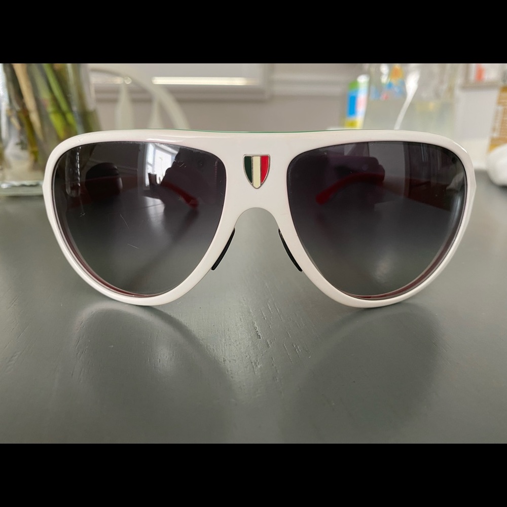 Dolce & Gabbana white Italian flag sunglasses